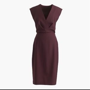 J. Crew purple wine color cocktail dress
